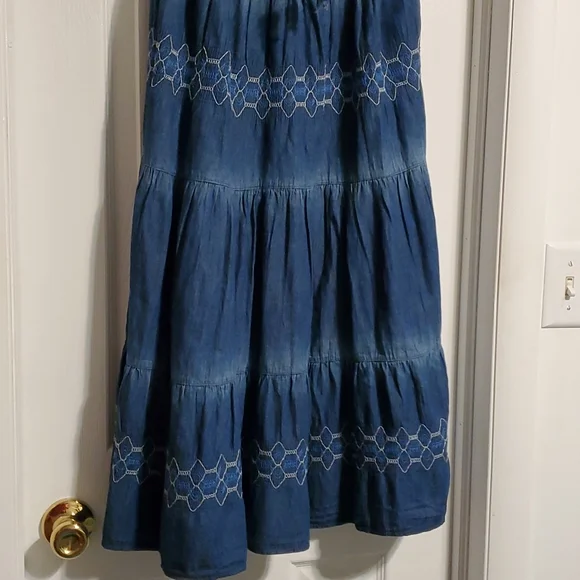 Lapis jean skirt /dress - Picture 3 of 11